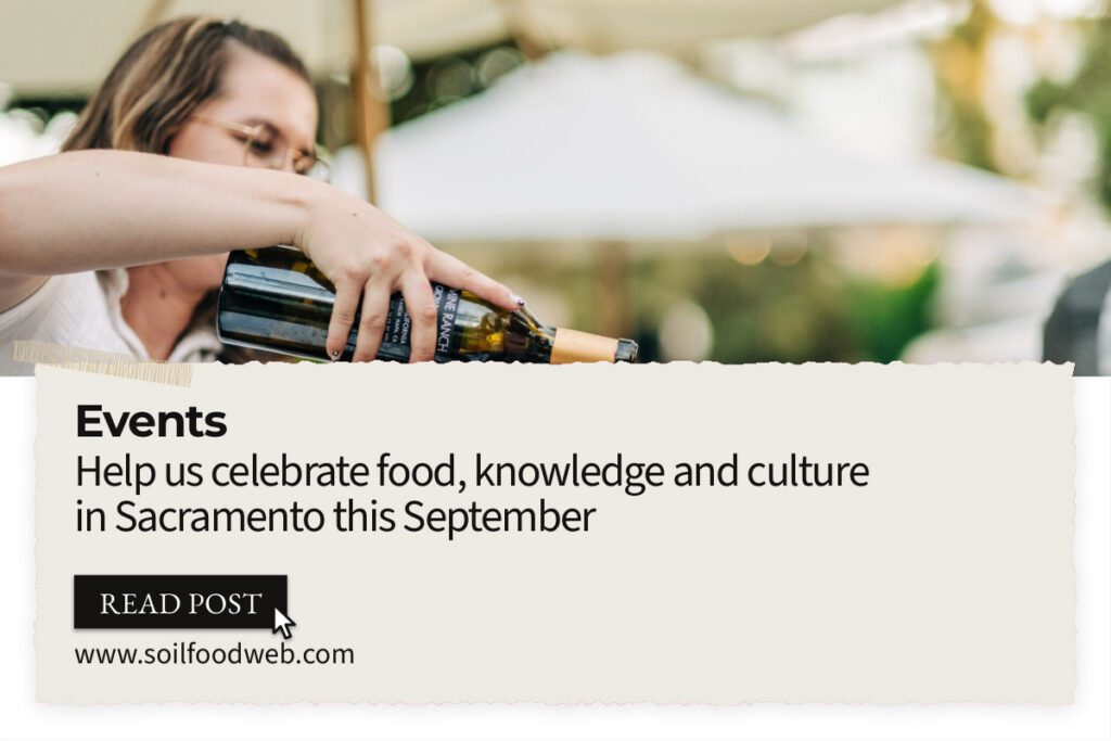 Help us celebrate food, knowledge and culture in Sacramento this September